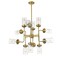 Z-Lite Calliope 12 Light Pendant, Foundry Brass & Clear 617-12FB - alternate 5